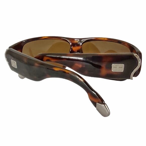 INITIUM Brown Troubadour Tortoise Shell Sunglasses Stylish Designer Eyewear - Picture 3 of 8